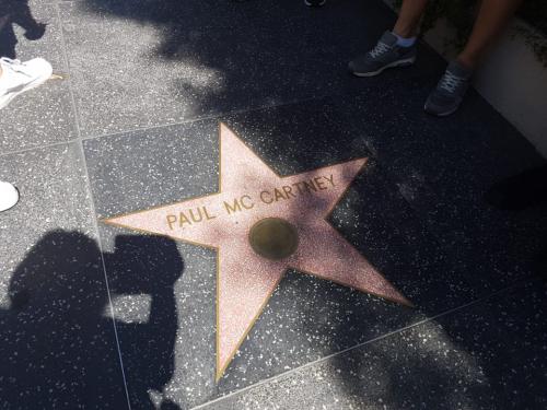 Paul McCartney Walk of Fame stjärna.